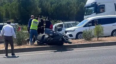 Polis kontrolünden kaçan motosikletli yakalandı