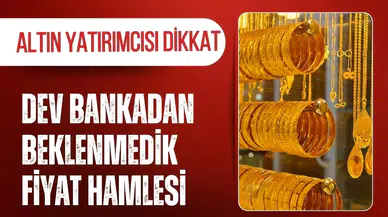 Altında son 6 yılın rekoru! Bankacılık devi fiyat tahminini yükseltti