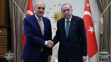Cumhurbaşkanı Erdoğan, Meclis Başkanı’nı kabul etti