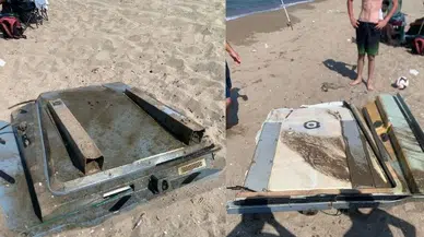 Karasu Sahili'nde insansız deniz aracı bulundu: Muhafaza altına alındı
