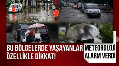 Meteoroloji peş peşe uyardı! 10 il için sarı kodlu alarm: Kuvvetli sağanak ve fırtına geliyor