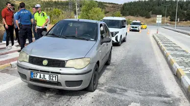 Kütahya'da korsan taksiciye 100 bin lira para cezası kesildi