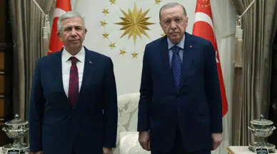 Cumhurbaşkanı Erdoğan Mansur Yavaş’ı kabul etti