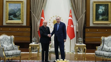 Cumhurbaşkanı Erdoğan ile Devlet Bahçeli bir araya geldi