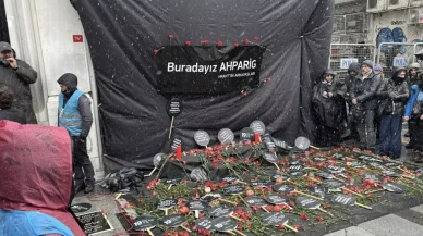 19 yıl sonra aynı yerde: Hrant Dink, Sebat Apartmanı önünde anıldı