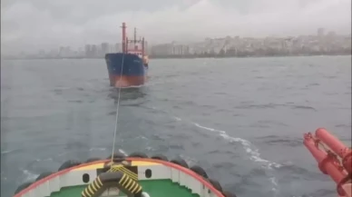 Kartal açıklarında sürüklenen kargo gemisi kurtarıldı