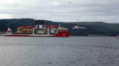 12 bin metre kapasiteli Yıldırım Sondaj Gemisi Karadeniz yolunda