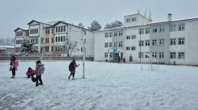 Amasya’da eğitime kar arası!