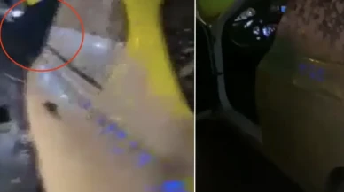 Çamurlu yol tartışması kavgaya dönüştü: Taksi şoförünü darp edip kaçtılar