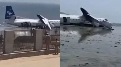 Yolcu uçağında kanat koptu: Hint Okyanusu’na acil iniş