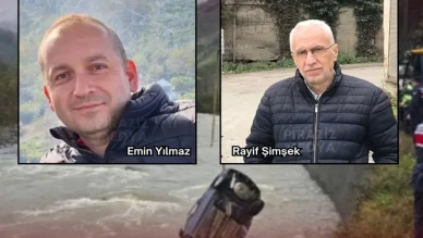 Mezar yeri bakmaya gitmişlerdi: Dereye uçan araçta dayı ile yeğeni hayatını kaybetti
