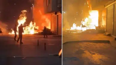 İstanbul'da büyük yangın! Çok sayıda dükkan hasar gördü