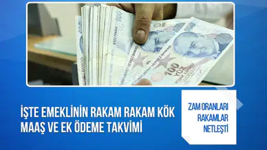Emeklinin zamlı maaş takvimi belli oluyor! Kök maaş ve ek ödeme detayları netleşti