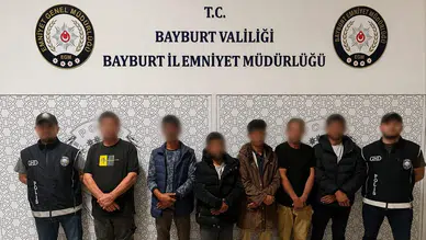 Bayburt’ta 6 düzensiz göçmen yakalandı