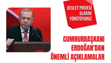 Cumhurbaşkanı Erdoğan'dan dikkat çeken açıklamalar geldi!