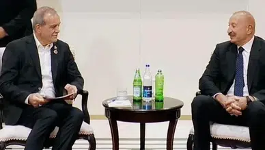 Aliyev ile Pezeşkiyan’ın Türkçe sohbeti gündem oldu: “Azerbaycan suyundan da için”