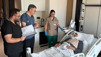 Ameliyatla kalbinden 20 santimetrelik pıhtı çıkarıldı