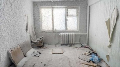 Sıcaklığın eksi 50 dereceye düştüğü Rusya'da her şey buz tuttu