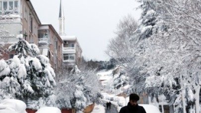 İstanbul beyaza büründü