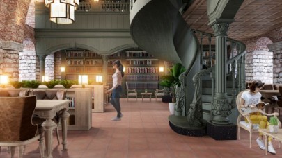 Tarihi Esgher Sinagogu restore edilerek kütüphane oluyor