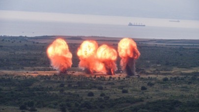 TSK'dan Gelibolu'da 'Tam Birlik Atışlı Arazi Tatbikatı'