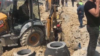 Başakşehir'de inşaatta göçük