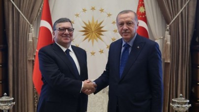 Cumhurbaşkanı Erdoğan Barroso'yu kabul etti