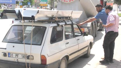 Hava sıcak diye camı açık bırakınca...