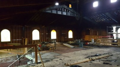 ABD'de kundaklanan camide hasar büyük