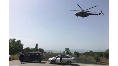 Bursa'da trafik,  havadan denetlendi