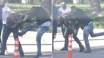 Genç kızın çığlığına koştular! Üniversiteliler tekme tokat dövdü