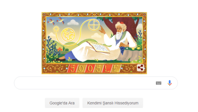 Google'dan Ömer Hayyam'a özel doodle