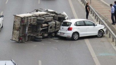 Kadıköy D-100 karayolunda kaza