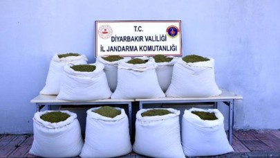 Durdurulan minibüste 346 kilo esrar ele geçirildi