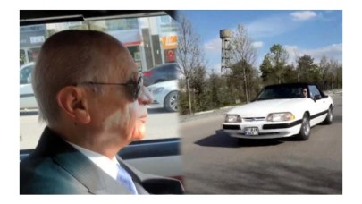 MHP Lideri Devlet Bahçeli'den klasik otomobiliyle Ankara turu