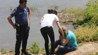 Nişanlısına tartışan kadın kendini göle attı