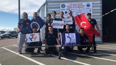 ABD'deki İHA yarışmasında YTÜ üçüncü oldu