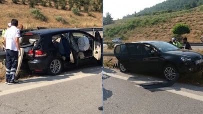 Askerlerin bulunduğu otomobil kaza yaptı: 2 ölü,  1 yaralı