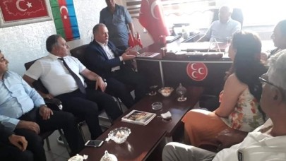 Azerbaycan Heyetinden MHP'ye ziyaret