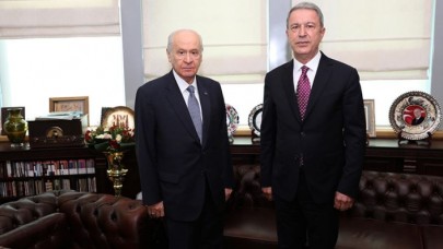 Bakan Akar'dan Bahçeli'ye ziyaret