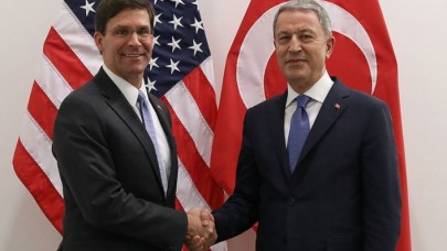 Bakan Akar ile ABD Savunma Bakanı Vekili Esper görüştü