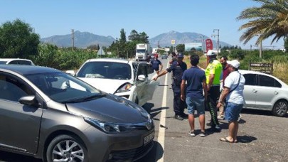 Datça'da zincirleme trafik kazası