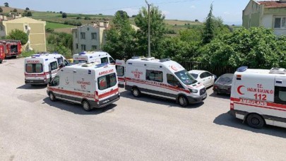 Komşularına kızıp bodrumu ateşe verdi!