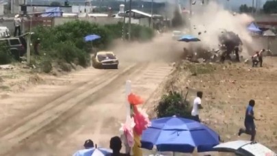 Meksika’da yarışta feci kaza: 1 ölü,  4 yaralı