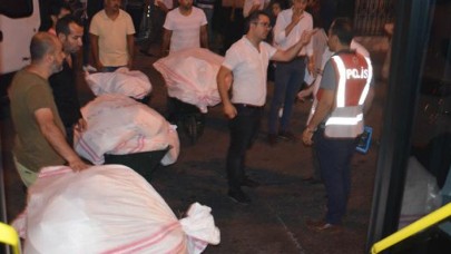 Oy pusulaları okullara böyle taşındı