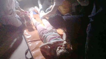 Patenli kız çocuğunun ayağına korkuluk demirinin vidası saplandı