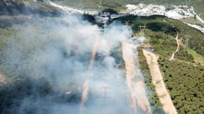 Sarıyer'de orman yangını!