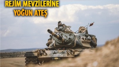 Suriye'de rejim mevzileri vuruldu