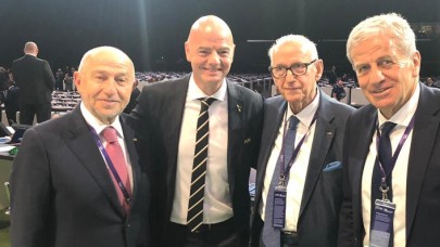 TFF Başkanı Nihat Özdemir,  Infantino'yu tebrik etti