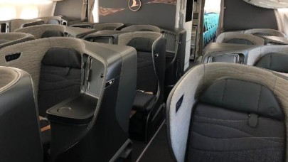 THY'nin ilk 'rüya uçağı'nın kabin içi görüntüleri yayınlandı